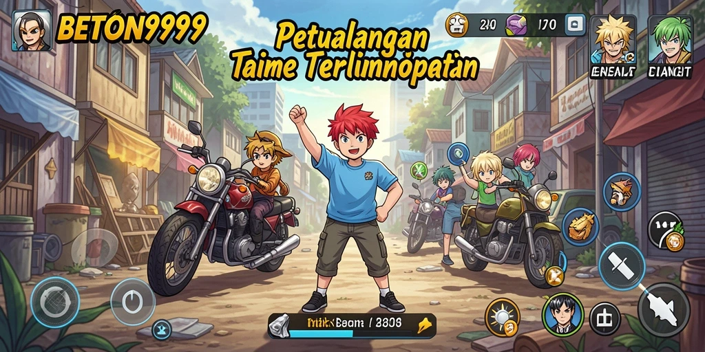 Tangkapan layar menunjukkan aksi seru dari gameplay Anime.
