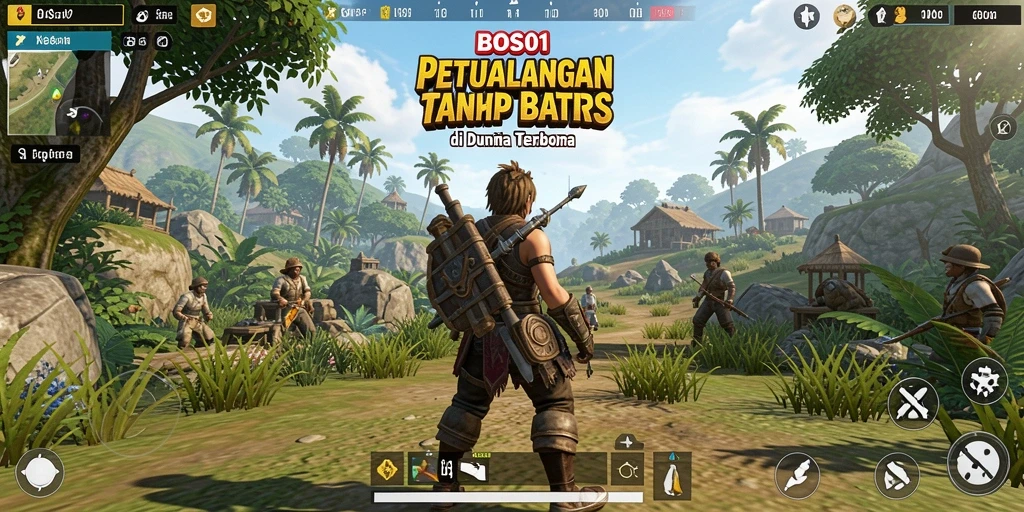 Tampilan gameplay yang mendebarkan dan dunia terbuka yang luas.
