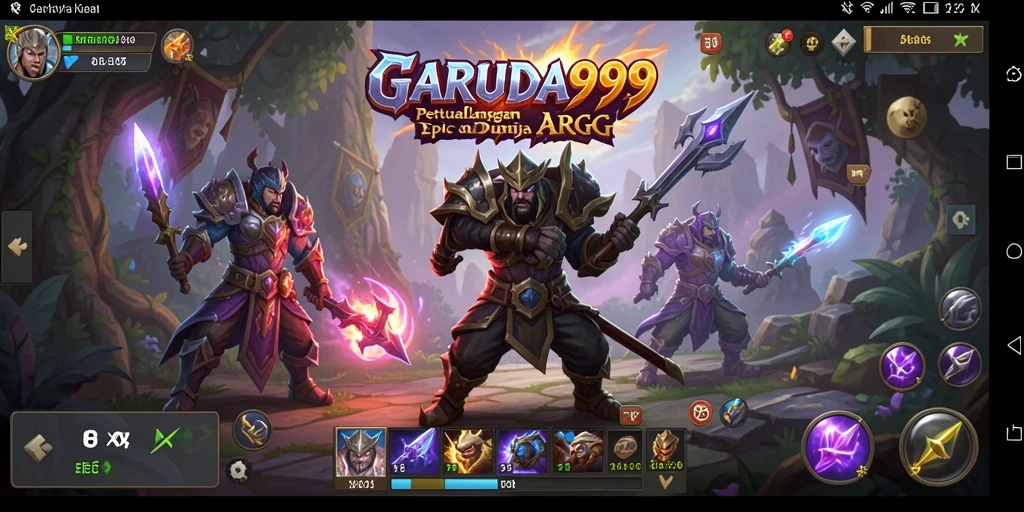 Tampilan seru dari pertarungan epik di GARUDA999.
