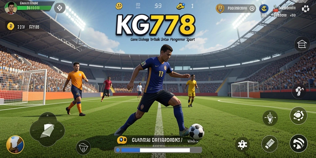 Screenshot menampilkan aksi seru dalam permainan olahraga KG778.