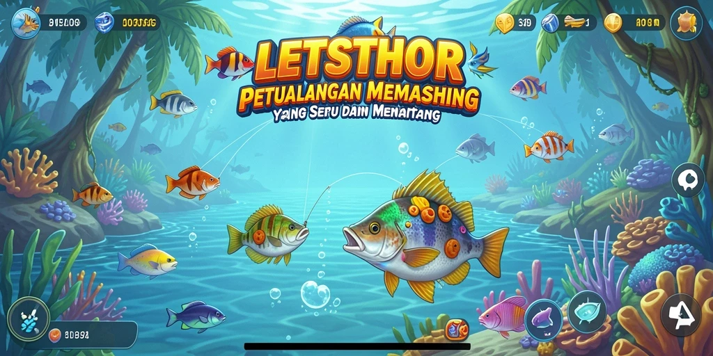 Tangkapan ikan yang besar di LETSTHOR dengan grafis memukau.
