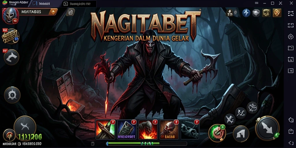 Tangkapan layar menakutkan dari gameplay NAGITABET yang penuh kengerian.