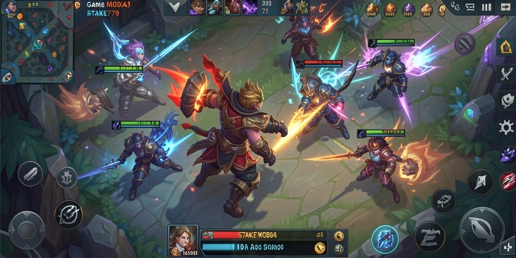 Tampilan visual menawan dari gameplay STAKE779 yang epik.