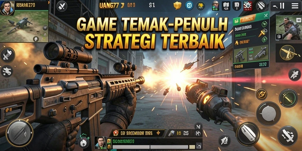 Screenshot gameplay <strong>UANG77</strong> dengan aksi tembak-menembak yang mendebarkan.