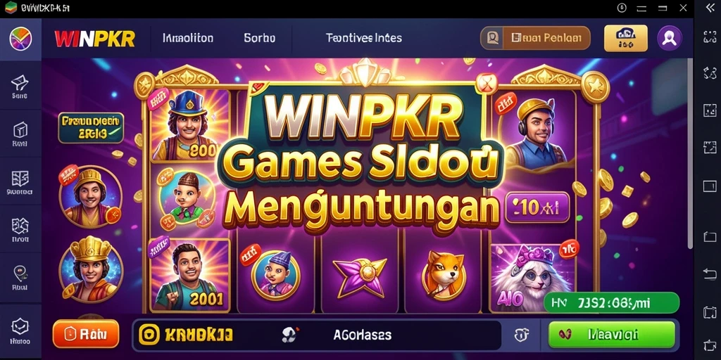 Gameplay menarik dari WINPKR dengan berbagai tema slot.